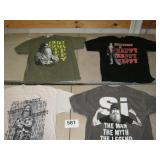 4 NICE LARGE DUCK DYNASTY T SHIRTS