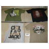 4 NICE LARGE DUCK DYNASTY T SHIRTS