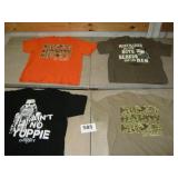 4 NICE LARGE DUCK DYNASTY T SHIRTS