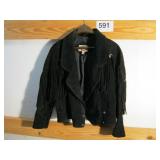 ROCK CREEK BLACK WOMANS M COAT, NICE