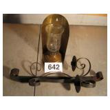 2 OLD WALL CANDLE HOLDERS