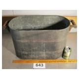 HOT WATER BOILER GALVANIZED, NO HOLES