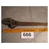 WILLIAMS 18" ADJUSTABLE WRENCH