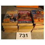 14 WESTERN PAPER BACK BOOKS