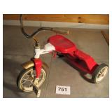 OLD STYLE RED TRICYCLE