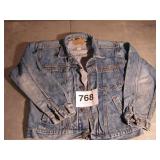 VINTAGE LARGE JEAN JACKET, NO STAINS