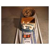 IRON, IRONING BOARD, WICKER BASKET