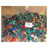 HUGE AMOUNT CHRISTMAS LIGHT STRINGS, MODERN