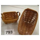 2 LONGABERGER BASKETS