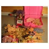 12 BARBIES & MISC