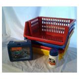 STACK & STORE BINS, BATMAN LUNCH BOX