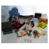 LOT OF MISC TOYS, LEGO SET, etc