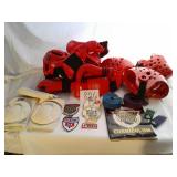 TAEKWONDO SPARRING GEAR & BOOK, PATCHES, BAG
MED