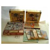 2 NEW LATCH HOOKING, PUZZLES, BOOKS