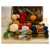 LARGE BOX OF YARN