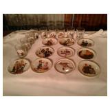 Norman Rockwell plates & cups