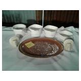 Platter & Corning ware