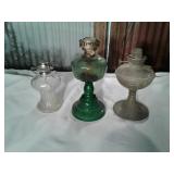 3 oil lamps