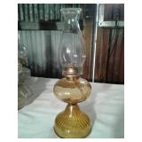 Amber oil lamp