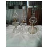 3 oil lamps