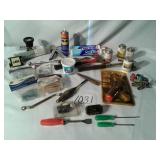 TOTE OF MISC TOOLS & ETC
