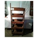OLD WOODEN SHOE FACTORY CART