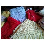 CROCHETED SHAWLS,  AFGHANS
