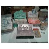 VINTAGE SNACK SETS, VASE SET, OLD WALL CAN OPENER