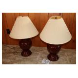 PAIR OF LAMPS