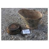 COAL BUCKET, SKILLET