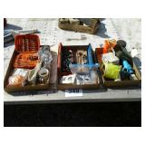 Drill bits, socket sets, etc