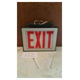 EXIT SIGN, DOUBLE SIDED