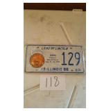 LICENSE PLATES, 2 MATCHING UNOPENED WINDSOR PLATES