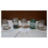 ATLAS & BALL BLUE JARS & PLAIN CLEAR PINTS