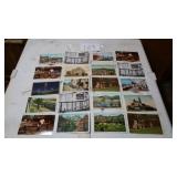 20 OLD POSTCARDS