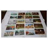 20 OLD POSTCARDS
