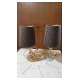 2 MATCHING VANITY LAMPS