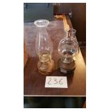 2 OIL LAMPS