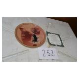 BABE RUTH PLATE W/CERTIFICATE OF AUTHENTICITY