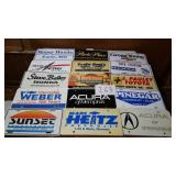 15 PLASTIC DEALERS PLATES