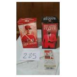 BOB GIBSON STATUE & CONOR JACKSON BOBBLEHEAD