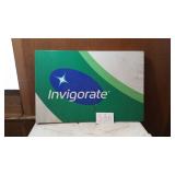 INVIGORATE METAL SIGN
