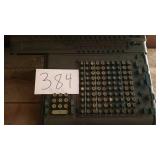 OLD ADDING MACHINE, HEAVY, FOR KEYS ONLY