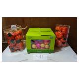 PLASTIC EGGS & PUMPKINS