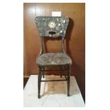 OLD WOOD CHAIR,NEEDS WORK