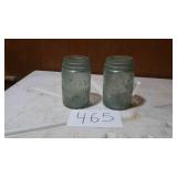 ATLAS STRONG SHOULDER MASON PINT JARS,