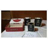 WATKINS METAL TINS & CIGAR BOX