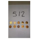 TAX TOKENS 10 TOTAL EFFINGHAM, IL