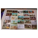 24 OLD POSTCARDS