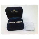 DIAMONDS & WHITE GOLD EARRINGS 10K